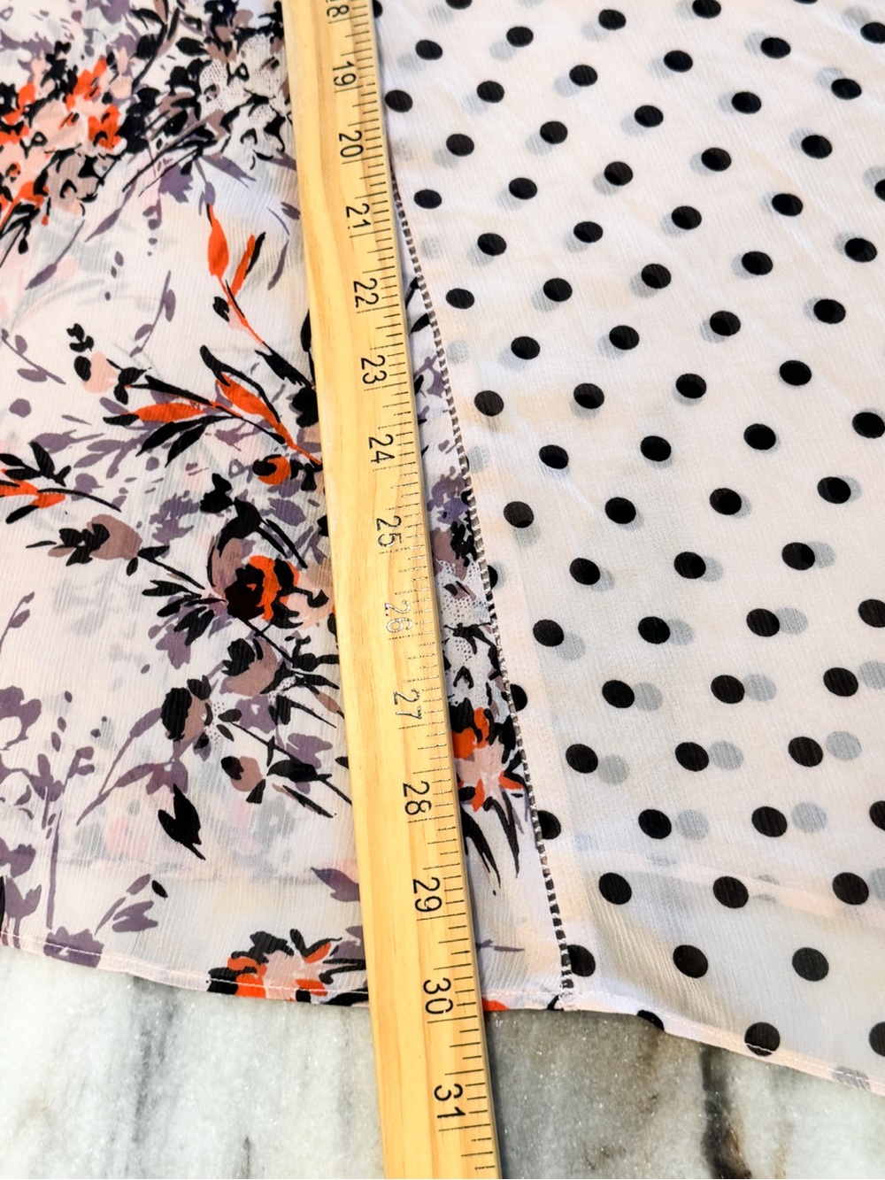 Anthropologie Vanessa Virginia Floral Polka V-Neck Tank Top Sz L - Picture 5 of 7